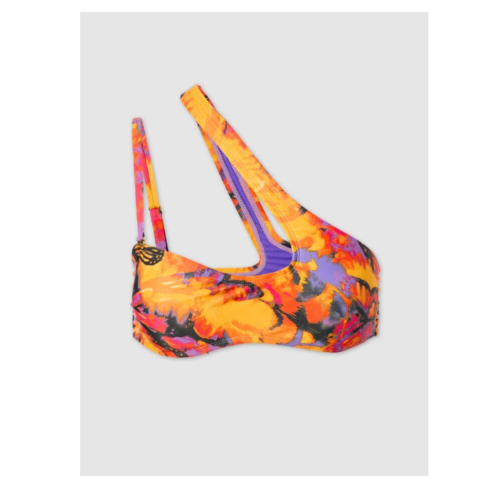 Hot Girl Summer Women's Sunset Butterfly Metamorphosis Bikini Top S